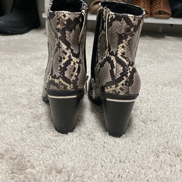 Snake print ankle booties - Picture 4 of 4